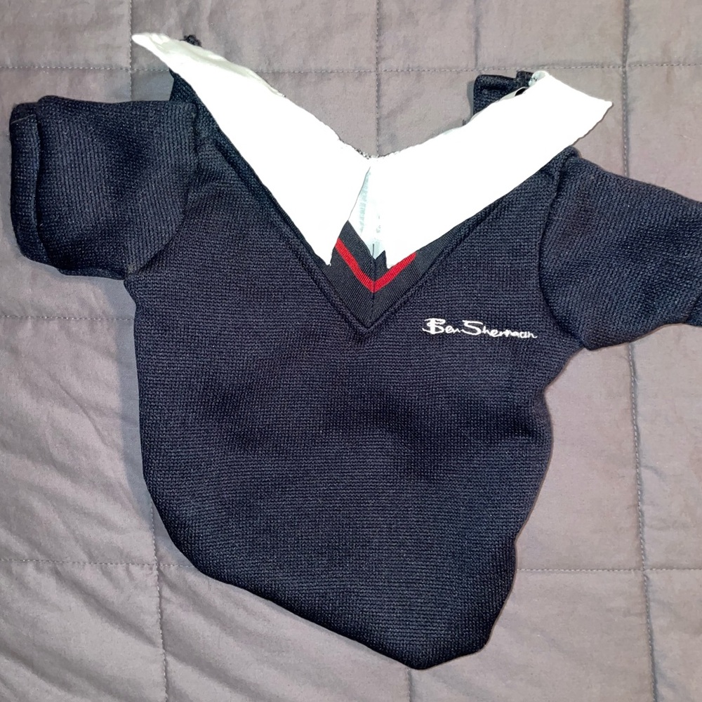 Ben Sherman dog cat polo shirt sweater size small